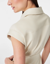 Load image into Gallery viewer, Spanx Stretch Twill Utility Dress Eggshell