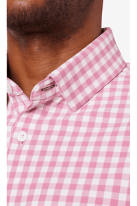 Mizzen + Main Leeward LS Dress Shirt Rose Madison Check