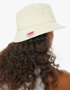 Mother Denim Bucket List Hat Cream Rainbow