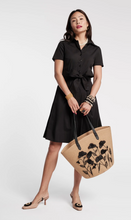 Load image into Gallery viewer, Frances Valentine Bella Midi Cotton Dress Black