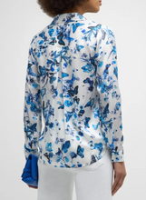 Load image into Gallery viewer, L&#39;Agence Tyler Blouse White/Blue Butterflies