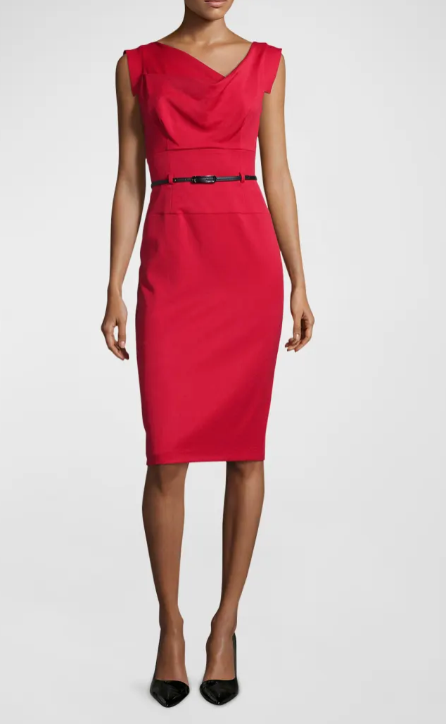 Black Halo Jackie O' Dress Red