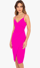 Load image into Gallery viewer, Black Halo Bowery Sheath Dress Pink