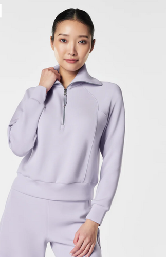 Spanx Airessential 1/2 Zip Violet Air