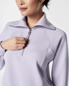 Spanx Airessential 1/2 Zip Violet Air