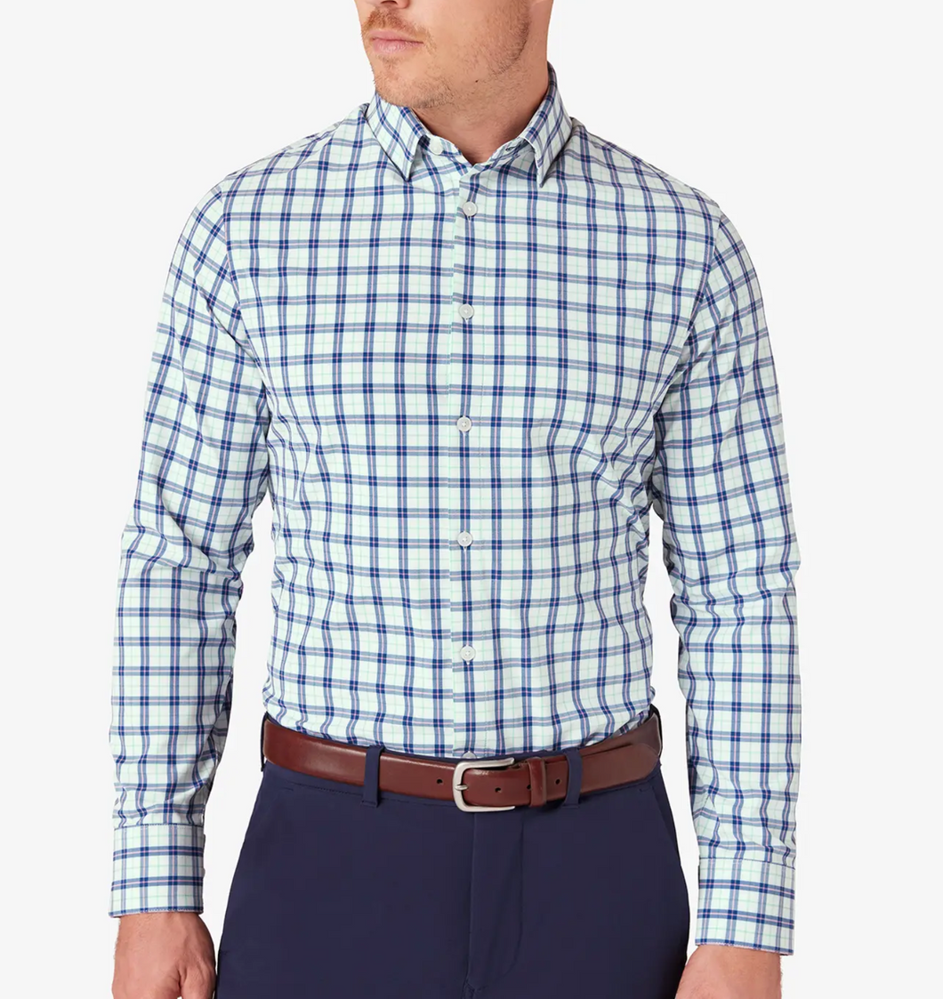 Mizzen + Main Leeward Dress Shirt Watershed Plaid