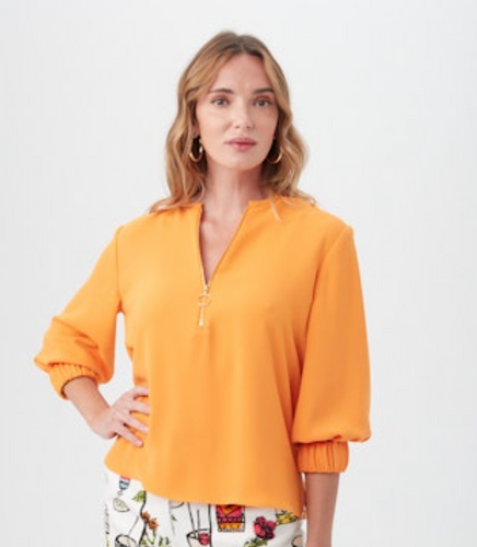 Trina Turk Lei Top Tequila Sunrise