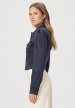 Load image into Gallery viewer, Paige Cropped Pacey Jacket Navy