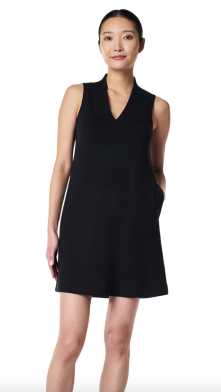 Spanx Airessential Sleeveless Dress Black