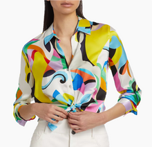 Load image into Gallery viewer, L&#39;Agence Tyler Blouse Multi Kaleidoscope