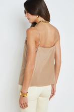 Load image into Gallery viewer, L&#39;Agence Jane Spaghetti Strap Cami Cappuccino