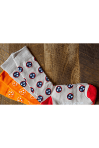 Volunteer Traditions Tristar Socks Red Navy