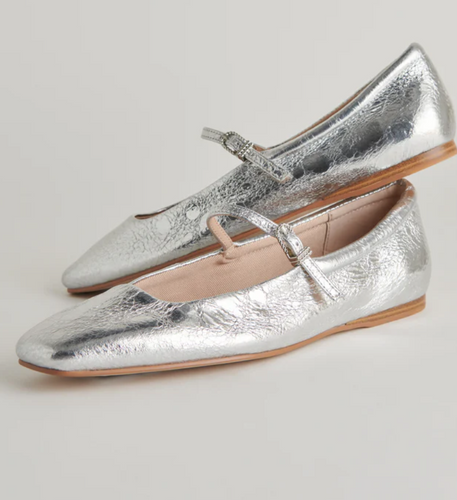 Dolce Vita Reyes Ballet Flat Silver