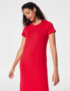 Spanx Airessential Maxi Dress Red