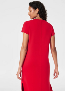 Spanx Airessential Maxi Dress Red