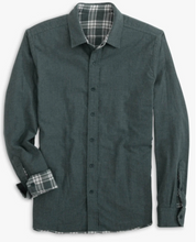 Load image into Gallery viewer, Southern Tide Plaid Flannel Reversible Shirt Dark Slate