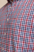 Load image into Gallery viewer, Southern Tide Haywood Brrr Plaid Shirt Red