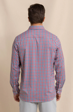 Load image into Gallery viewer, Southern Tide Haywood Brrr Plaid Shirt Red