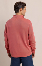 Load image into Gallery viewer, Southern Tide Bay Berry Quarter Zip Mineral Red