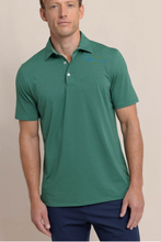 Load image into Gallery viewer, Southern Tide brrr°-eeze Striped Polo Fir