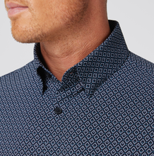 Load image into Gallery viewer, Mizzen + Main Leeward LS Dress Shirt Navy Diamond