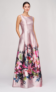 Kay Unger Bellarose Gown Coral Blush