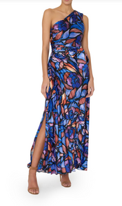 Milly Estelle Printed Evening Dress