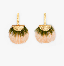 Load image into Gallery viewer, Brackish Grecian Statement Earring Limelight