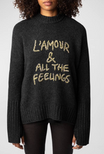 Load image into Gallery viewer, Zadig &amp; Voltaire Malta Feelings Sweater Anthracite