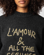 Load image into Gallery viewer, Zadig &amp; Voltaire Malta Feelings Sweater Anthracite