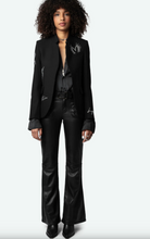 Load image into Gallery viewer, Zadig &amp; Voltaire Strass Heart Blazer Noir