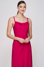 Load image into Gallery viewer, Kay Unger Evelina Dress Bright Rose