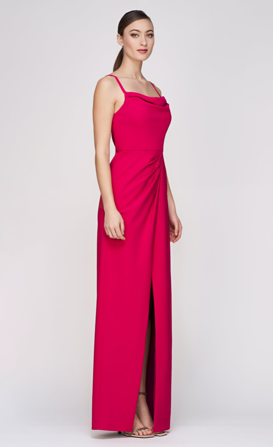 Kay Unger Evelina Dress Bright Rose Kay Unger Evelina Dress Bright Rose