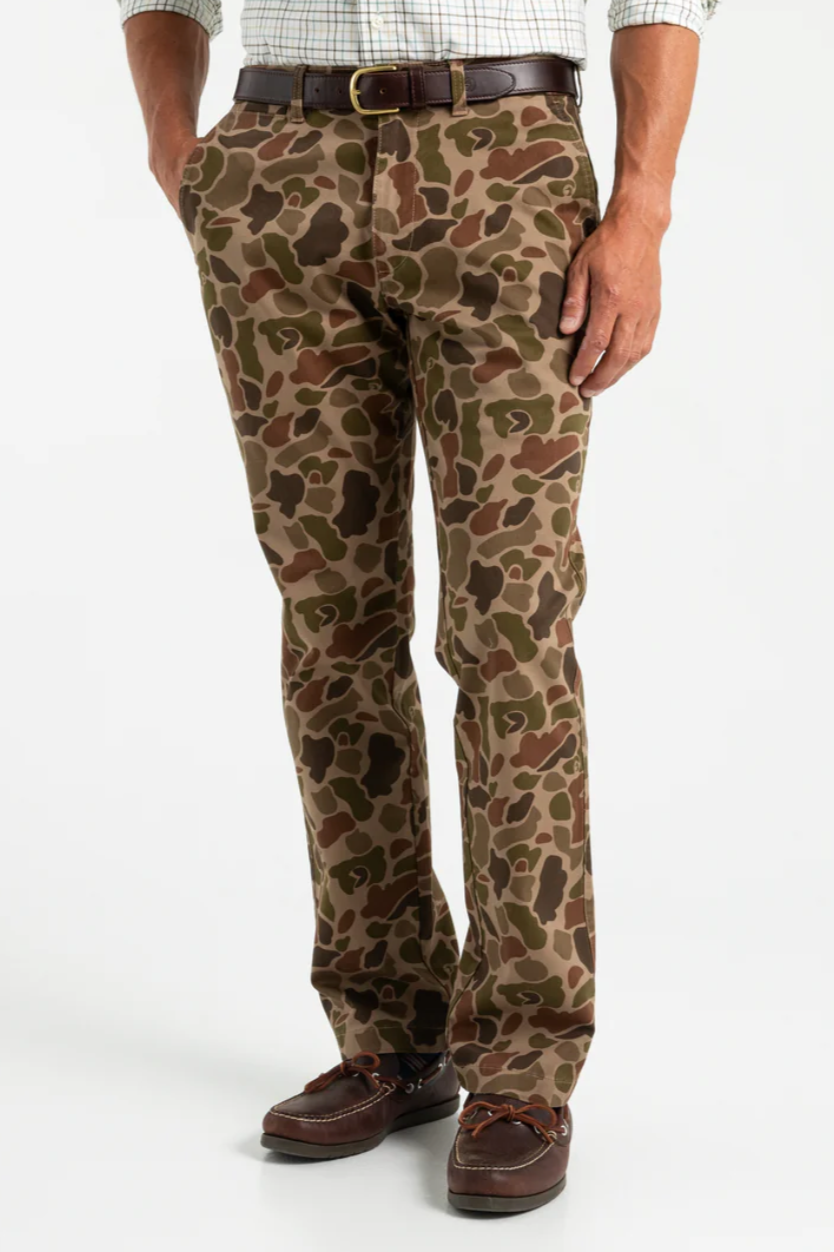 Duck Head Toasted Khaki Camo Chino