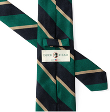 Load image into Gallery viewer, Duck Head Striped Tie Green