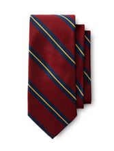 Load image into Gallery viewer, Duck Head Striped Tie Red