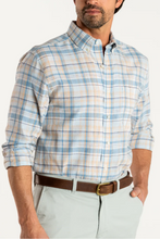 Load image into Gallery viewer, Duck Head Kinston Plaid Shirt Sky Blue