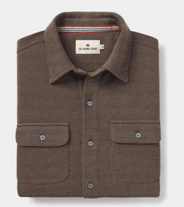 The Normal Brand Textured Knit Shirt Java