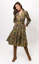 Load image into Gallery viewer, Hutch Paxton Midi Dress Muted Whimsy Floral