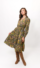 Load image into Gallery viewer, Hutch Paxton Midi Dress Muted Whimsy Floral