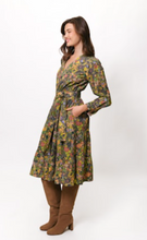 Load image into Gallery viewer, Hutch Paxton Midi Dress Muted Whimsy Floral