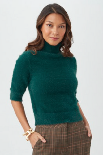 Trina Turk Mali Fuzzy Sweater Victoria Lake