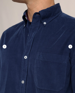 Southern Tide Bedford Cord L/S Shirt Blue