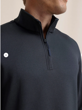 Load image into Gallery viewer, Southern Tide Schooner Quarter Zip Caviar Black