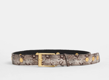 Load image into Gallery viewer, Hammit Charlie Reversible Contrast Snake Belt