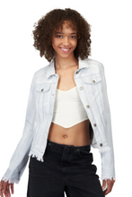 Load image into Gallery viewer, Jakett Alexa Stonewash Leather Jacket White