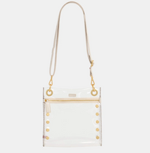 Load image into Gallery viewer, Hammitt Tony Medium Clear Handbag White/Gold