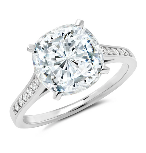 Crislu Bliss Cushion Cut Ring