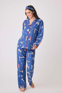 PJ Salvage Love Leo Dog Rescue Flannel Set