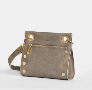 Hammitt Tony Bag Small Pewter/Brushed Gold